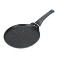 thumbnail image 4 of Sartén plana antiadherente, plancha multiusos, fácil de limpiar, para verduras y huevos. Negro, 4 of 9