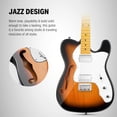 thumbnail image 2 of Guitarra eléctrica Donner Jazz TL Thinline F Hole 39" con acceso, 2 of 6