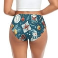 thumbnail image 3 of Womens Underwear Christmas Snowman Gift Cuteness No Show Seamless Underwear for Women, Soft Stretch Women's Panties, Hipster Ladies Panties Bikini Underwear Briefs, 3 of 6