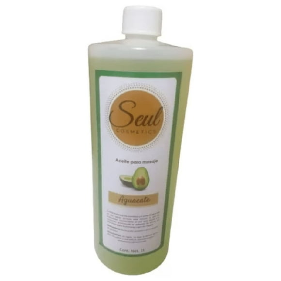 Aceite para Masajes Spa Cuidado Corporal Aguacate 1 Litro Seul Cosmetics