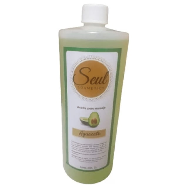 Aceite para Masajes Spa Cuidado Corporal Aguacate 1 Litro Seul Cosmetics