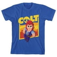 thumbnail image 2 of Brawl Stars Colt Kids Royal Blue T-Shirt, 2 of 3