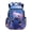Axolotl Marine Life Print, variant on Chririnla Side Pockets School Bag for Travel Elementary, 600D Polyester Multi-Pocket Daypack, Cartoon Capybara & Macaron Pattern