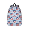 thumbnail image 2 of Sigee Donut with the USA Fag for Canvas Large Capacity Laptop Backpack for Men and Women, Travel Backpack, 2 of 8