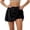 Black, variant on Women's 2-in-1 Skort, High Waist Pleated Sun Skirt with Liner, 1PC, One Size