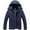Dark Blue, variant on Jakets for Men Man's Warm Waterproof Windbreaker Hooded Raincoat Snowboarding Jackets