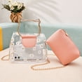 thumbnail image 4 of SPRING PARK FWomen's Jelly Bag Fashion Handbag Mini Chain Holographic Casual Tote Clear, 4 of 7