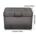 thumbnail image 3 of VEFSU Index Card Holder,Flash Card Holder,Note Card Holder,Index Card Organizer,5.7 x 3.3 x 3.5In, 3 of 6