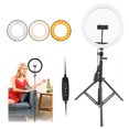 thumbnail image 1 of Photography Fill Light, Metal Plastic Adjustable  Light 12in  For Video, 1 of 8