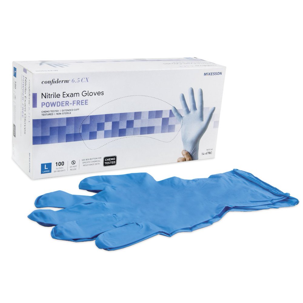 McKesson Brand Exam Glove McKesson Confiderm 6.5CX Extended Cuff X