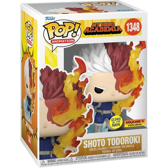 Funko POP! Animation My Hero Academia Shoto Todoroki (Glow in The Dark), Volcano X Exclusive