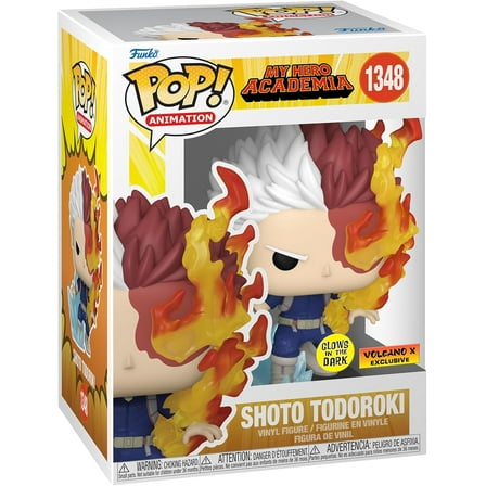 Funko POP! Animation My Hero Academia Shoto Todoroki (Glow in The Dark), Volcano X Exclusive