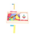 thumbnail image 1 of Clasificación de juegos de apilamiento, juego de bloques de patrón de madera, bloques de patrón de madera, juguetes educativos, valor excepcional, 1 of 9