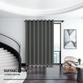 thumbnail image 4 of Deconovo Thermal Insulated Room Darkening Curtains 100x84 inch Wide Grommet Blind Window Curtains for Nursery Light Gray 1 Panel, 4 of 10