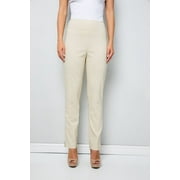 Bend Over "Petites Size" Elastic Waist Smooth Pull-On Pants