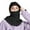 Black, variant on Winter Soft Hood Ski For Women Men Thermal Integrated Scarf Winter Hats Windproof Black