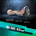 thumbnail image 2 of Hoverboard for Teens&Adults (hoverstar 2.0 System), Chrome Color & Design Color Hooverboard Bluetooth Speaker Huverboard with LED Light Flashing Wheels Self Balancing Electric Scooter by Certificated, 2 of 7