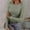 Light Green, variant on Womens Long Sleeve Stretch Crewneck Ribbed T Shirt Fitted Casual Basic Tops Set Shirt for Women Womens Active Women Casual Tee T Shirt Long Sleeve Tee Shirt Short Tee for Women T Shirt Women Solid
