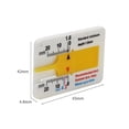 thumbnail image 3 of Auto neumático banda de rodadura Vernier medidor de profundidad calibrador 0-20mm herramienta de medición de neumáticos de coche de plástico, 3 of 5