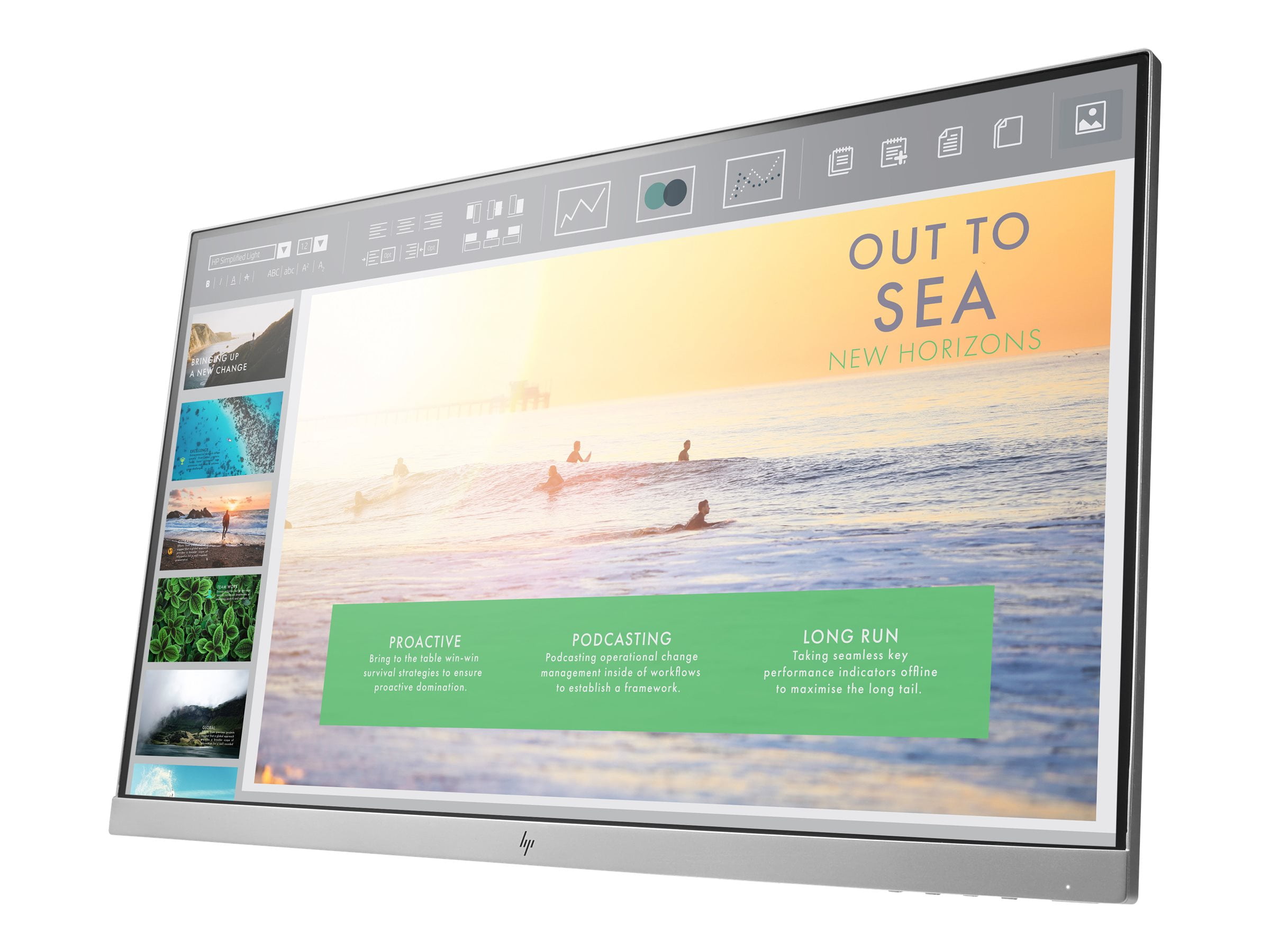 Restored HP Business E233 23" LED LCD Monitor - 16:9 - 5 ms - 1920 x 1080 - 16.7 Million Colors - 250 Nit - 5,000,000:1 - Full HD - HDMI - VGA - DisplayPort - USB - 36 W - Silver - Australia/New Zealand M (Refurbished)