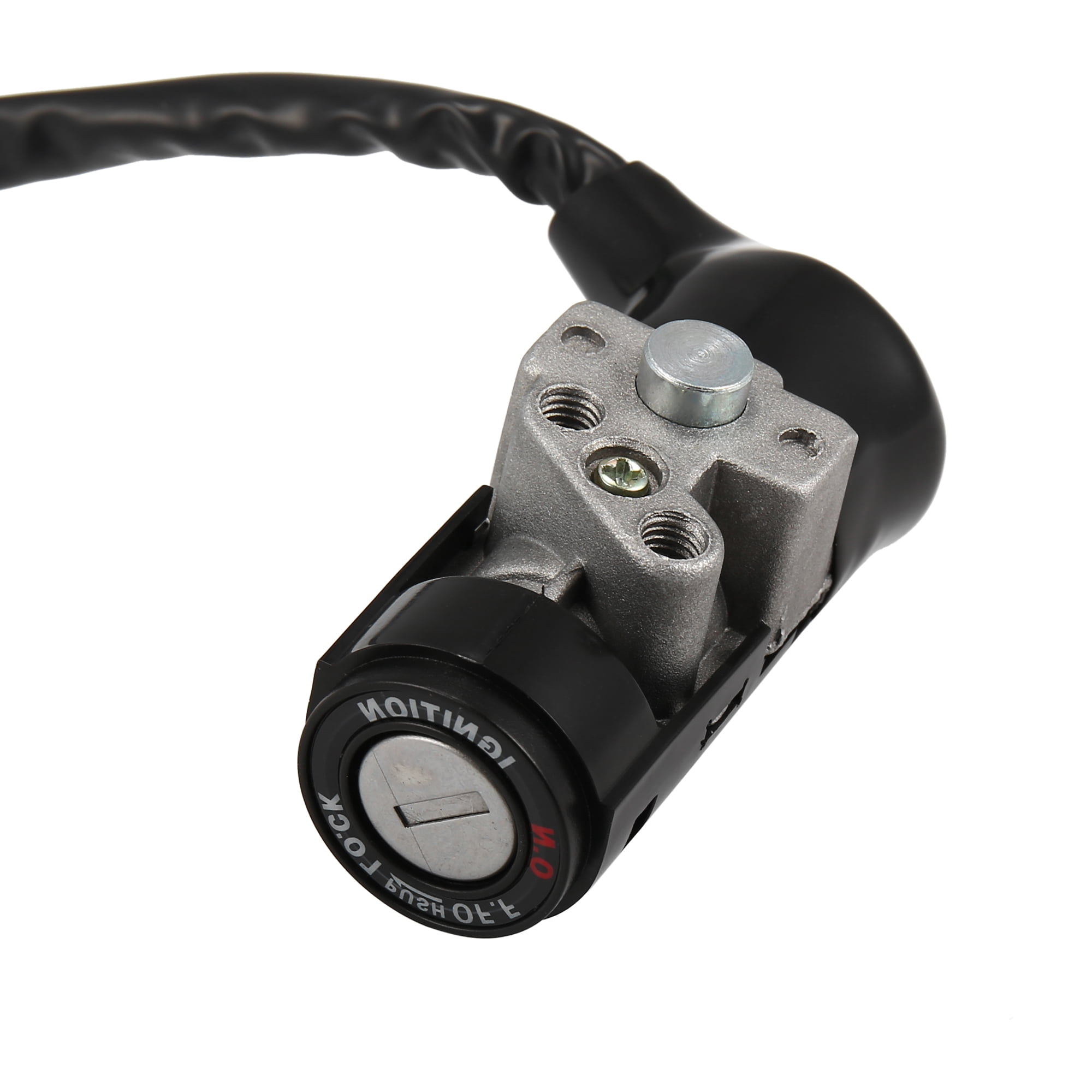 Unique Bargains Motorcycle Security 5 Wires Ignition Switch Lock with 2 Keys for GY6 125
