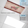 thumbnail image 5 of Ceiling Light Cover for Classroom, Merry Christmas Magnetic Fluorescent Light Covers Filter for School,Office, 2X4&nbsp; FT, Pack of 3, Red Farm Truck with Christmas Tree, 5 of 8