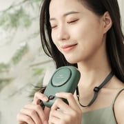 Hand Portable Personal Fan-rechargeable USB Neck Fan,3 Air Small Wearable Neck Fan