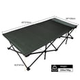 thumbnail image 4 of REDCAMP Extra Large Camping Cot for Adults 500lbs, Oversized Tall Sleeping Cots Heavy Duty, XXL Cots Portable for Outdoor Indoor Office, Dark Grey, 4 of 9