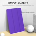 thumbnail image 3 of Funda para tableta MoKo iPad Mini 5/4 de 7.9 pulgadas, funda inteligente delgada, violeta, 3 of 9