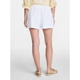 thumbnail image 4 of Time and Tru Women's Double Cloth Cargo Shorts, Sizes XS-XXXL, 4 of 6
