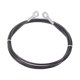 thumbnail image 1 of Cable de sistema de poleas de 6 mm para equipos de elevación, accesorio multiusos para entrenamiento. 100 centímetros, 1 of 9
