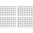 thumbnail image 1 of Ensemble de 4 Napperons à Carreaux Rouges Vichy d'Été pour Pique-Nique BBQ, Tapis de Table pour Fêtes et Décorations de Table de Noël - Carreaux Rouges, 1 of 6