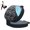 Black Leather, variant on Foldable Gel Memory Seat Cushion with Cooling Layer - Portable Stadium Seat Cushion, Compact Bleacher Pad with Carry Handle for Camping, Outdoor & Office