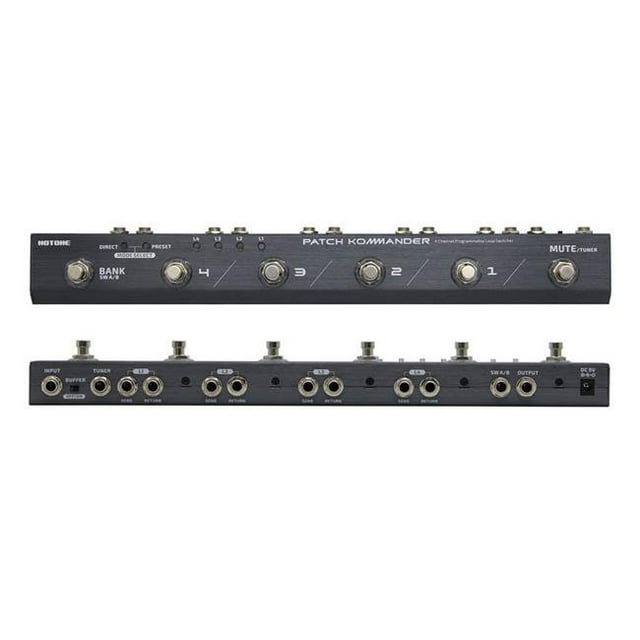 Hotone TPLS10 Patch Kommander Commutateur de Boucle Programmable 4 Canaux