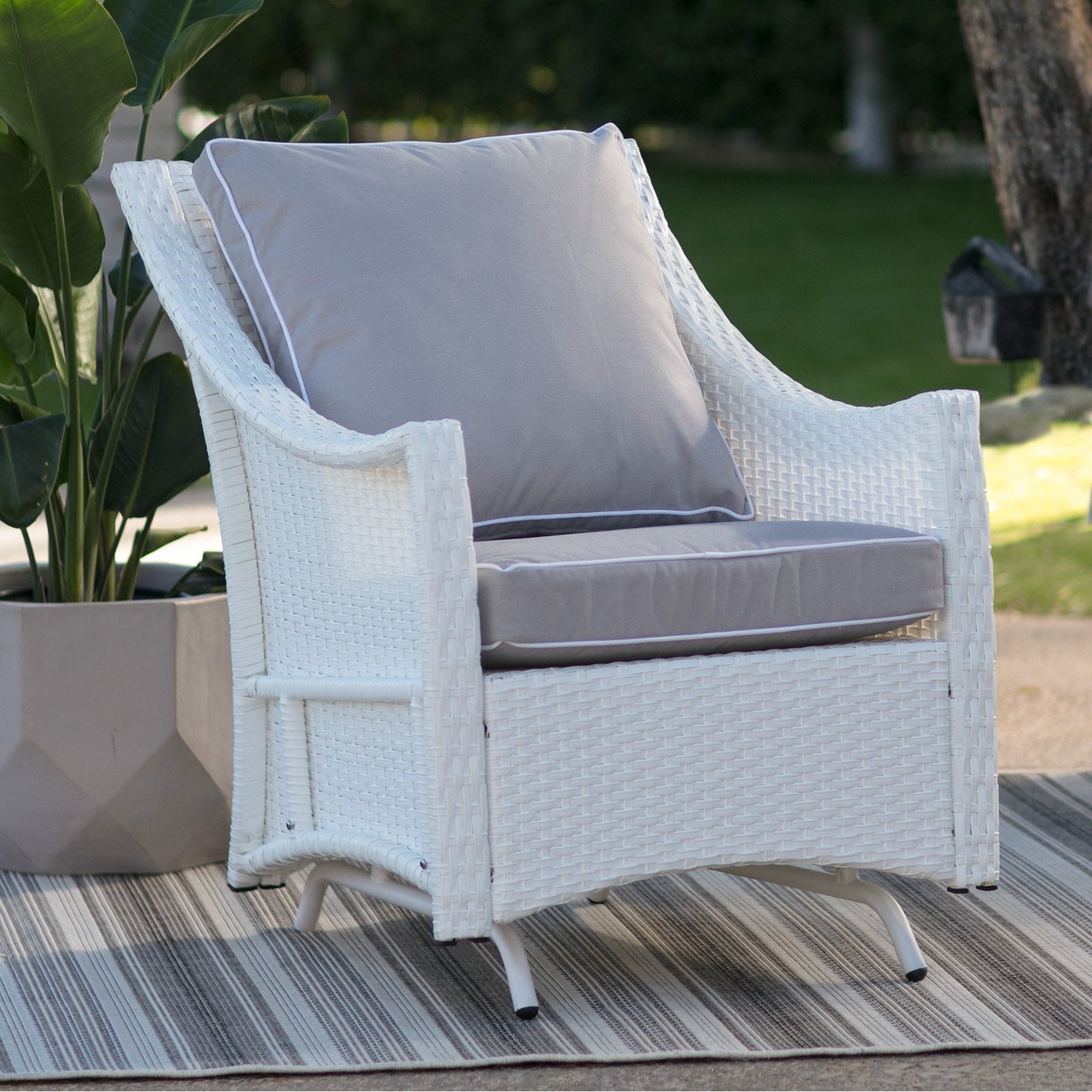 glider chair white