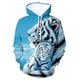 thumbnail image 4 of Sudadera con capucha con gráfico de tigre 3D para hombre, sudadera con capucha transpirable ligeramente elástica activa para exteriores, moda de otoño y primavera 2023, 4 of 5