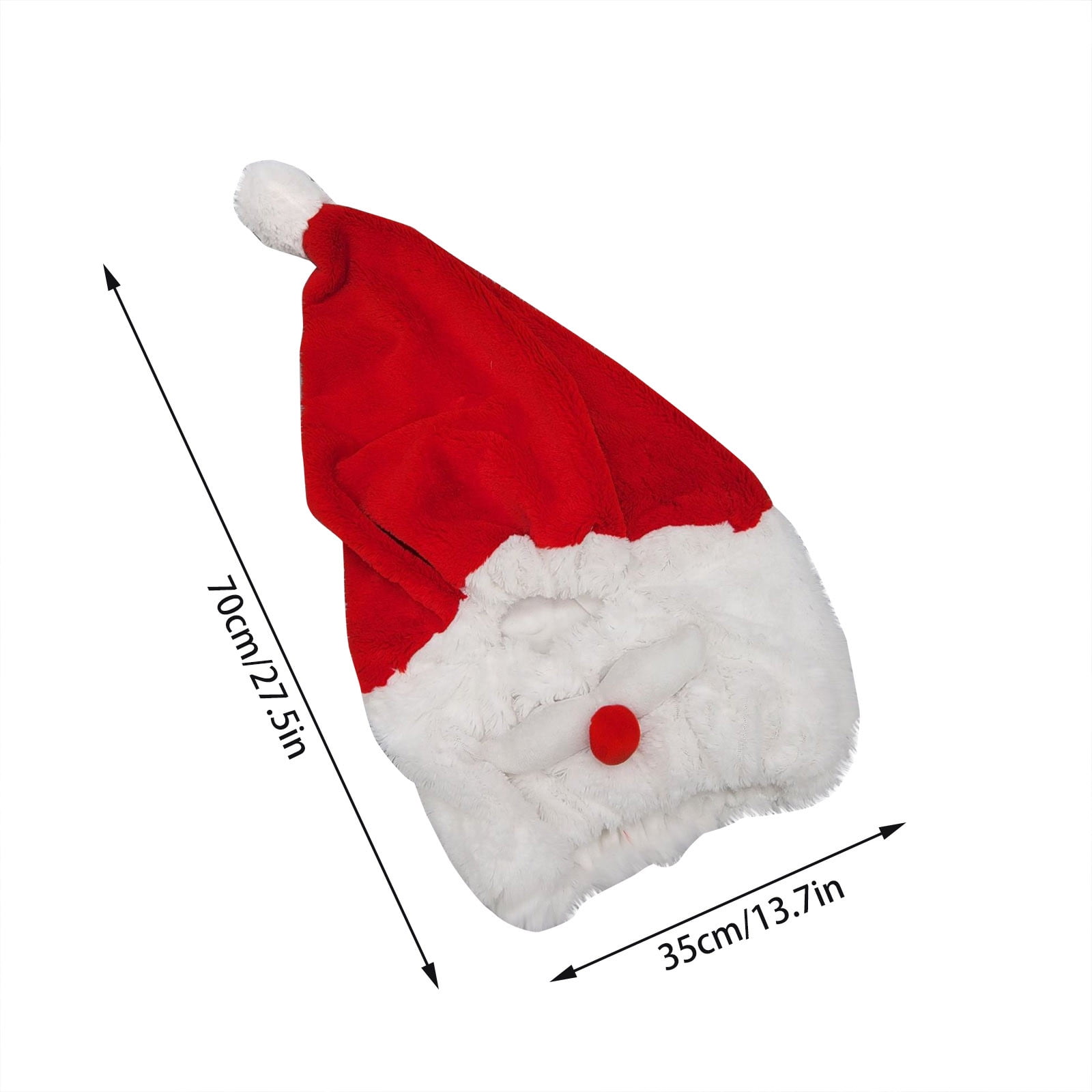 Bfantian Santa Motorcycle Helmet Cover, Funny Helmet Cover
