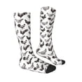 thumbnail image 3 of Fotbe Funny Chicken print Women's Men's Novelty Crew Socks Cotton Socks Knee High Socks for Walking,Running,Nurses,Pregnancy, 3 of 9