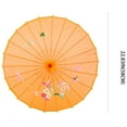 thumbnail image 5 of THY COLLECTIBLES 22" Kid's Size Japanese Chinese Umbrella Parasol For Wedding Parties, Photography, Costumes, Cosplay, Decoration And Other Events (Orange), 5 of 5