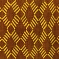 thumbnail image 1 of Ahgly Company Indoor Square Abstract Yellow Modern Area Rugs, 8' Square, 1 of 4