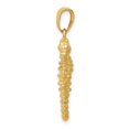thumbnail image 3 of Auriga Fine Jewelry 14K Yellow Gold 3D Seahorse Pendant for Women, 3 of 5