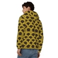 thumbnail image 4 of Kdxio Sunflowers 3 Print Men Hoodies Casual Hoodies for Men with Zip Pockets Full Zip Long Sleeve Sweatshirt Sports Hooded Jacket-Medium, 4 of 5