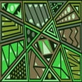thumbnail image 1 of Ahgly Tapis d'Intérieur Lavable en Machine Carré Transitionnel Vert Forêt Foncé, 5 Pieds Carré, 1 of 7