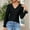 Black, variant on Abtuhar Women Long Sleeve Tops Solid V Neck Hollow Out Textured Woven Lace Border Standard Hem Fall Shirts