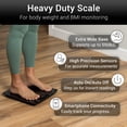 thumbnail image 2 of Báscula inteligente Vive (capacidad de 226 kg): báscula digital bariátrica resistente para IMC, tamaño extragrande, pantalla grande, dispositivo de baño para la salud, base extra ancha y conectividad, 2 of 5