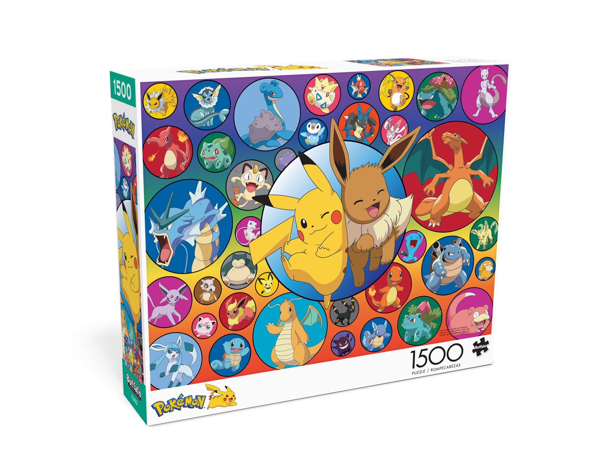 Pokemon - Poke Bubbles-Alola, 100 Pieces, Buffalo Games