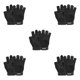 thumbnail image 3 of Guantes de gimnasio Soidarity de fitness entrenamiento medio dedo levantamiento de pesas, 3 of 6