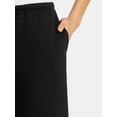 thumbnail image 3 of No Boundaries Game Day Wide Leg Fleece Joggers, 30'' Inseam, Women's, 3 of 4
