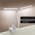 thumbnail image 4 of Tignapoo USB Rechargeable LED Clip-on Desk Lamp for Study, Eye Protection, White - Portable Reading Light for Dorm & Bedroom, 4 of 6