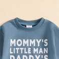 thumbnail image 6 of TOWED22 Toddler Baby Boy Clothes Color Block Sweatshirt Pullovers Pants Set 12 18 24 Months 2T 3T 4T Outfit Fall Size:2-3 Y,Color:Blue, 6 of 7